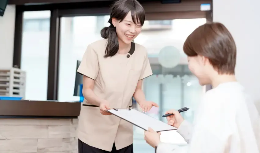 なわ整骨院の受付