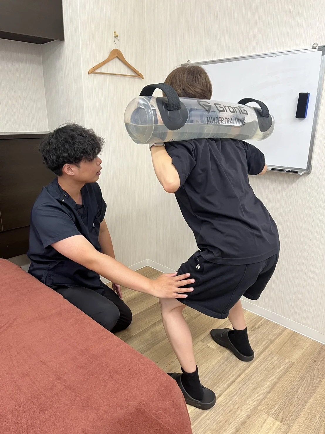 交通事故後の運動とリハビリの様子